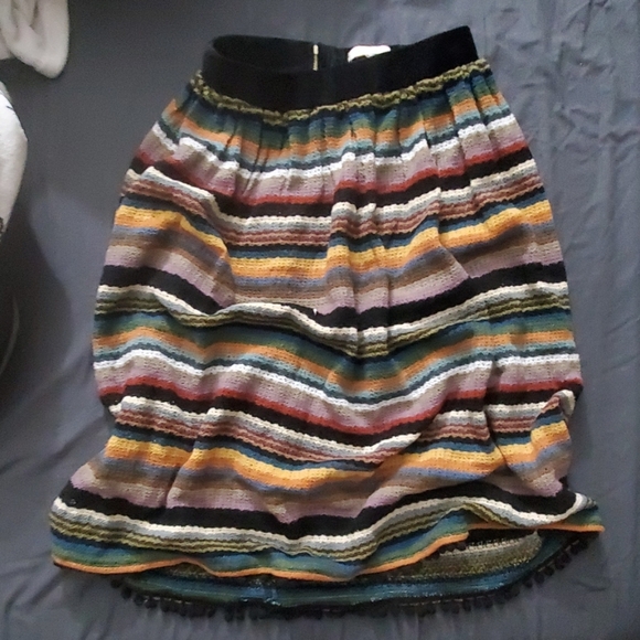 Anthropologie Striped & Pommed sweater knit skirt - Picture 4 of 4